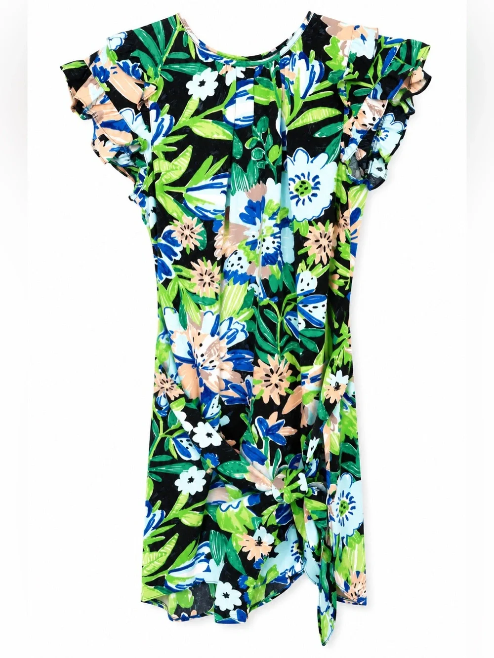 🌺 Kate Spade New York Floral Ruffle Sleeve Dress - NWOT